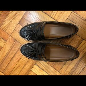 Franco Sarto Patent Leather Loafers